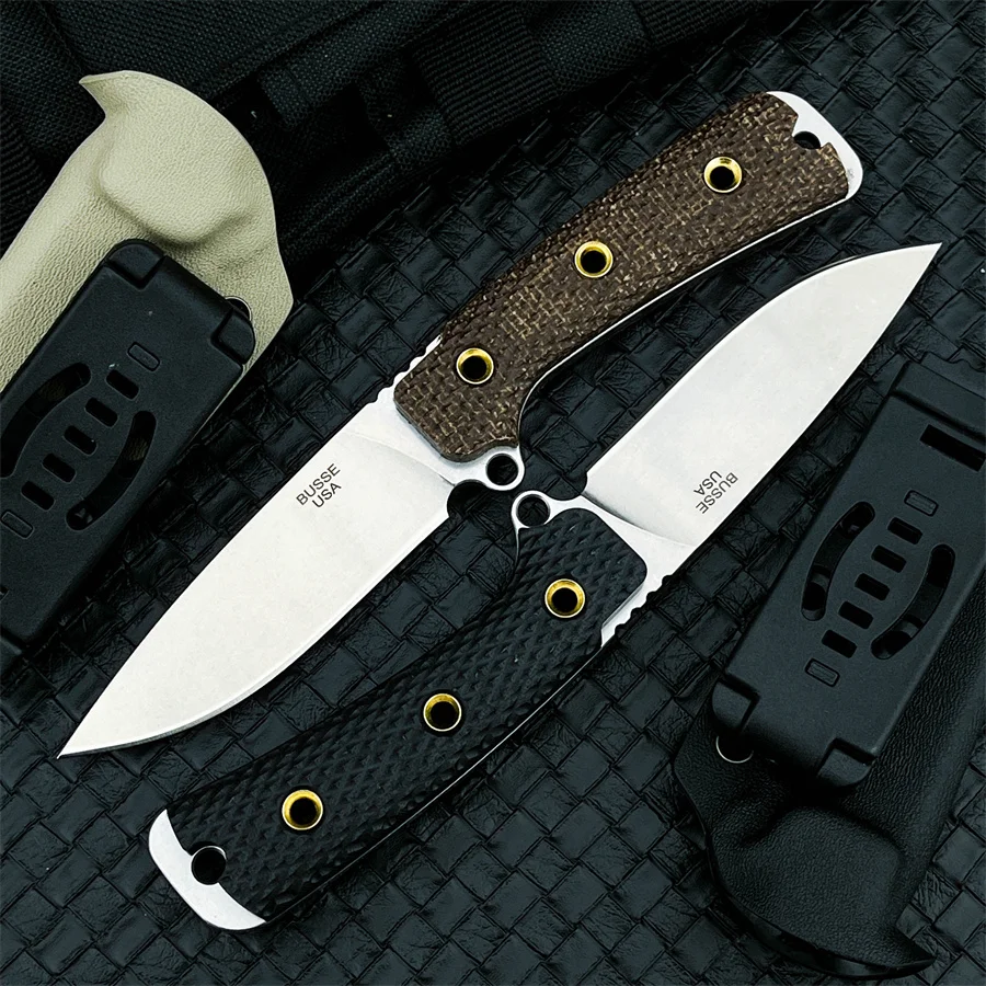 New Styles BUSSE Combat Fixed Blade Tactical Knife Outdoor Camping Knife Multi-fuctional Hunting Jungle Survival Cutting Tools
New Styles BUSSE Combat Fixed Blade Tactical Knife Outdoor Camping Knife Multi-fuctional Hunting Jungle Survival Cutting Tools