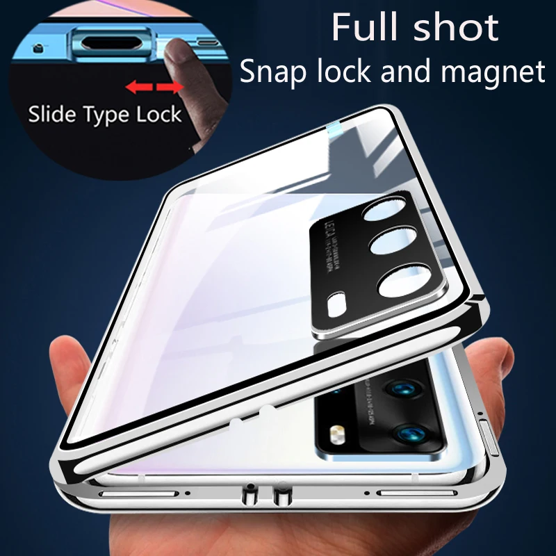 Metal Magnetic Glass with Snap Lock Phone Case for Huawei Nova Y63 Y70 Plus Y71 Y72S Y90 Y91 Y73 Protection Back Cover Glass
Metal Magnetic Glass with Snap Lock Phone Case for Huawei Nova Y63 Y70 Plus Y71 Y72S Y90 Y91 Y73 Protection Back Cover Glass