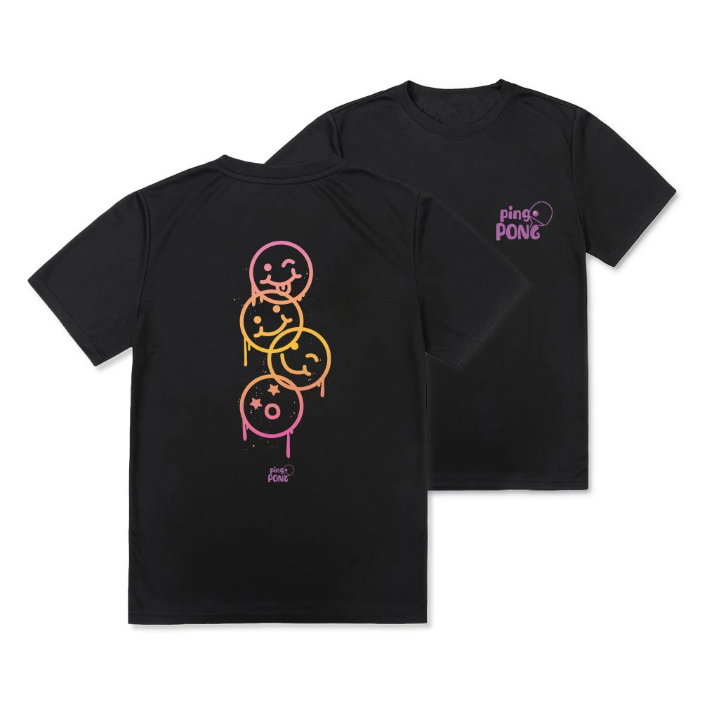 Simple Expression Breathable Cotton Ping-pong Suit Team Fun T-shirt Sports Short-sleeved Training T-shirt for Men and Women
Simple Expression Breathable Cotton Ping-pong Suit Team Fun T-shirt Sports Short-sleeved Training T-shirt for Men and Women