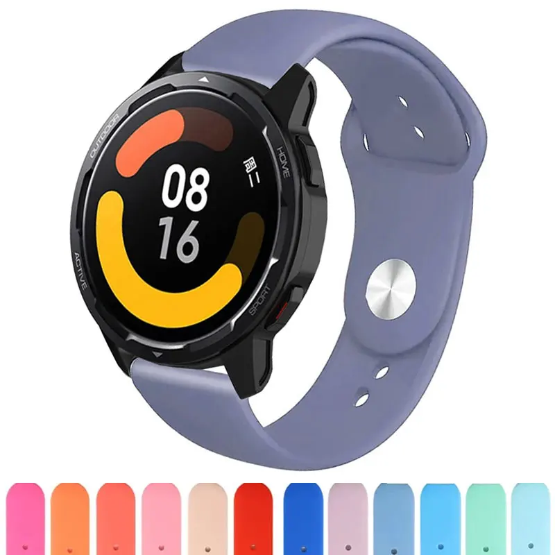 22mm Watchband For Xiaomi Watch S1 Active/Mi watch color Sport Silicone Bracelet Band For Xiaomi Mi Watch Color 2 Accessories
22mm Watchband For Xiaomi Watch S1 Active/Mi watch color Sport Silicone Bracelet Band For Xiaomi Mi Watch Color 2 Accessories