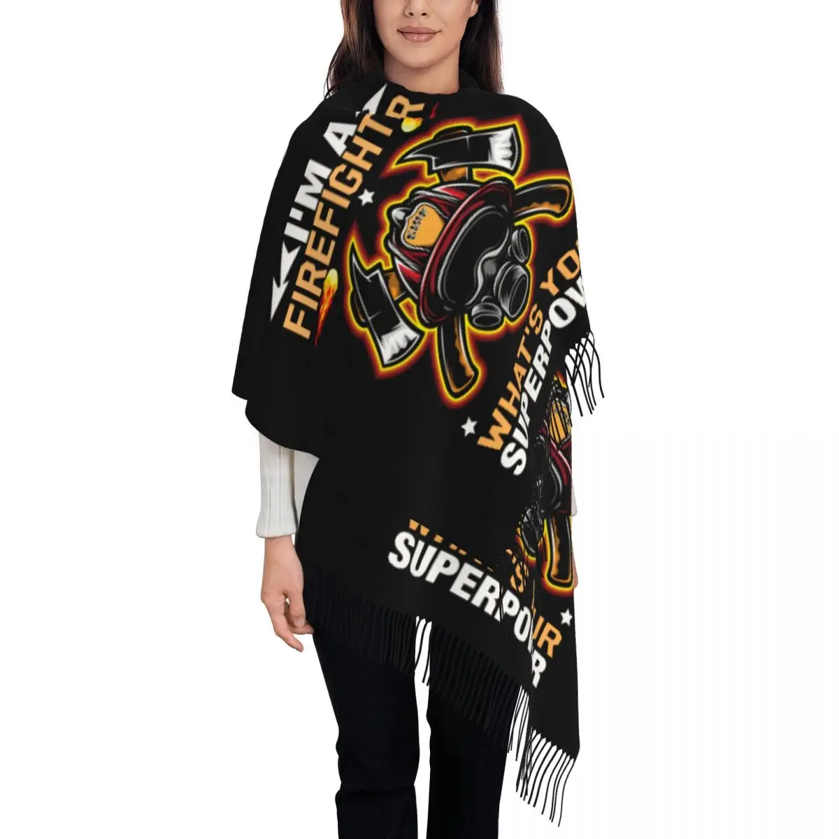 I'm A Firefighter What's Your Superpower Tassel Scarf Women Winter Fall Warm Shawl Wrap Lady Scarves
I'm A Firefighter What's Your Superpower Tassel Scarf Women Winter Fall Warm Shawl Wrap Lady Scarves