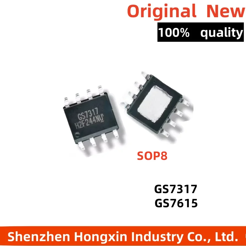 5 pieces NEW of GS7317SO-R printed wire GS7317 GS7615 SOP8 voltage regulator chip
5 pieces NEW of GS7317SO-R printed wire GS7317 GS7615 SOP8 voltage regulator chip