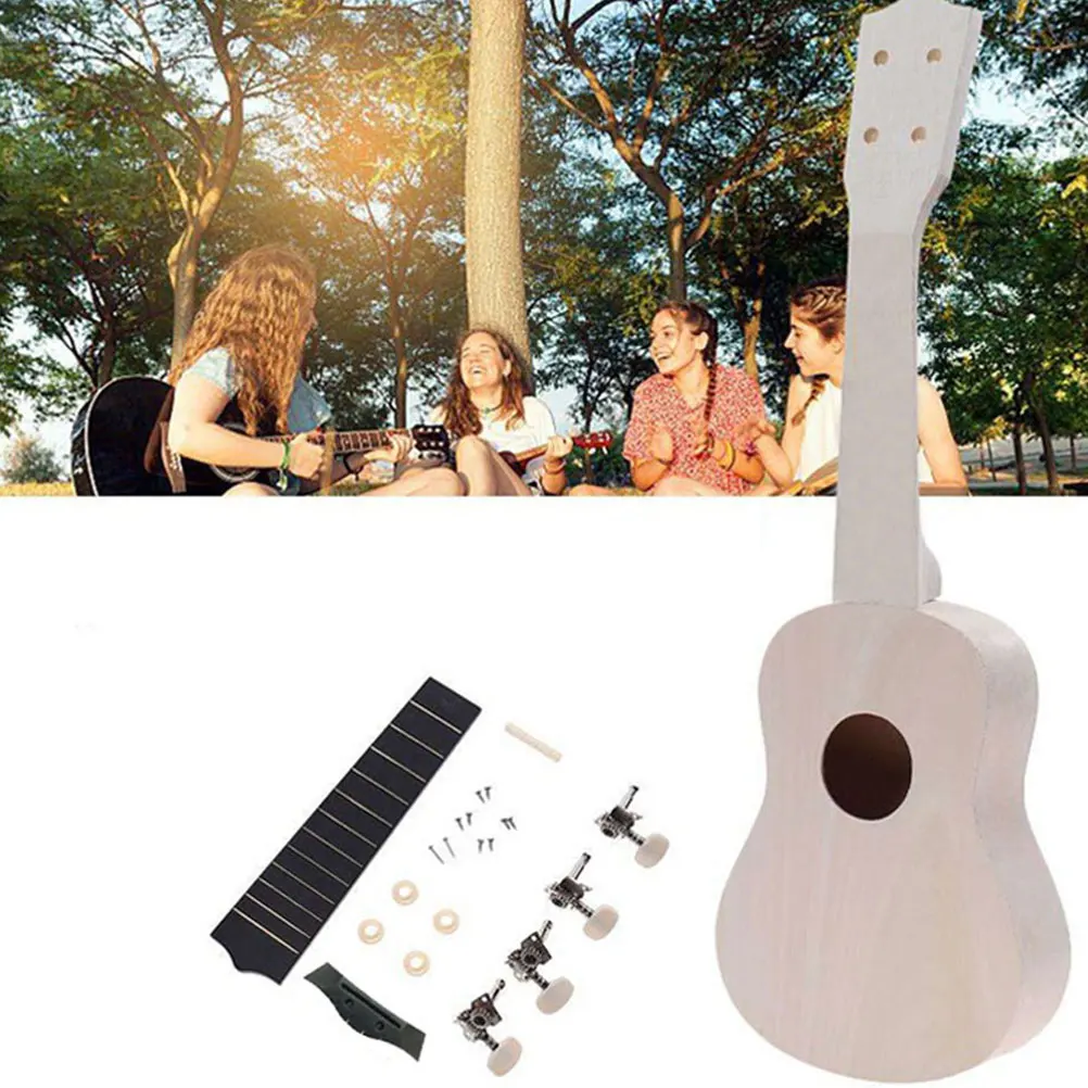 1 set Ukulele Material Pack DIY Kit High Quality Basswood Unfinished Handmade Stringed Instrument Child Guitar Self Painting
1 set Ukulele Material Pack DIY Kit High Quality Basswood Unfinished Handmade Stringed Instrument Child Guitar Self Painting