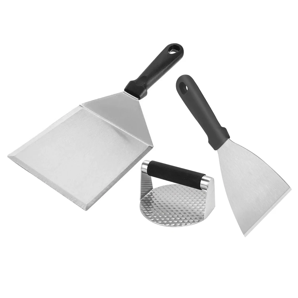 1 set Stainless Steel BBQ Tool Set Patty Maker Burger Press Griddle Grill Spatula Meat Presser Kitchen Accessories Barbecue
1 set Stainless Steel BBQ Tool Set Patty Maker Burger Press Griddle Grill Spatula Meat Presser Kitchen Accessories Barbecue