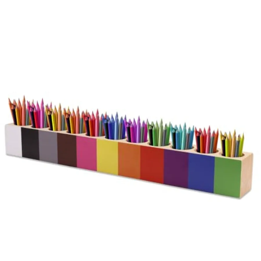 Wooden Colored Pencil Holder Organizer, 11 Compartments Montessori Desk Organizer Marker Pen Storage Stand for
Wooden Colored Pencil Holder Organizer, 11 Compartments Montessori Desk Organizer Marker Pen Storage Stand for