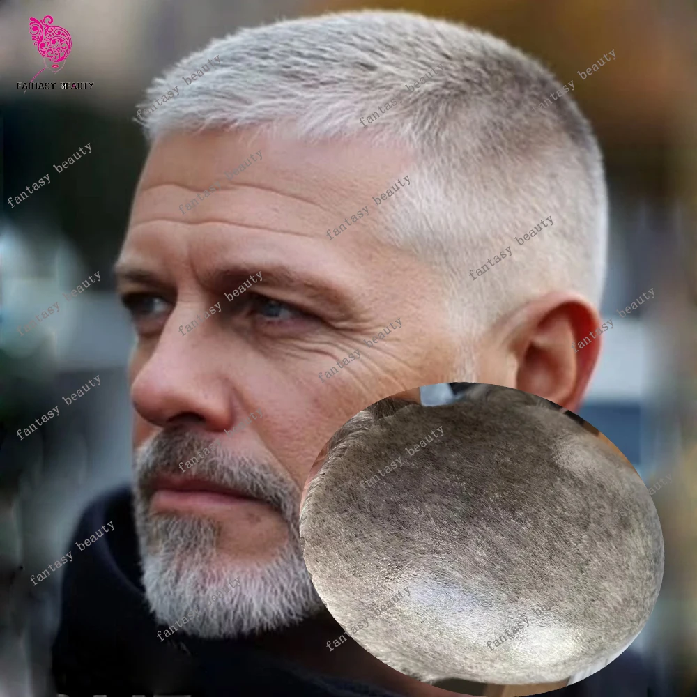 Natural Hairline Men's 1B40 1B80 1B50 1B65 Grey Black Human Hair Toupee Thin Skin Capillary Prosthes Super Durable Brown System5
Natural Hairline Men's 1B40 1B80 1B50 1B65 Grey Black Human Hair Toupee Thin Skin Capillary Prosthes Super Durable Brown System5