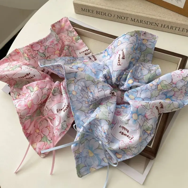 1pc Floral bow handkerchief, large intestine headband, cute and sweet ponytail tie, hair tie, atmospheric hair accessory
1pc Floral bow handkerchief, large intestine headband, cute and sweet ponytail tie, hair tie, atmospheric hair accessory