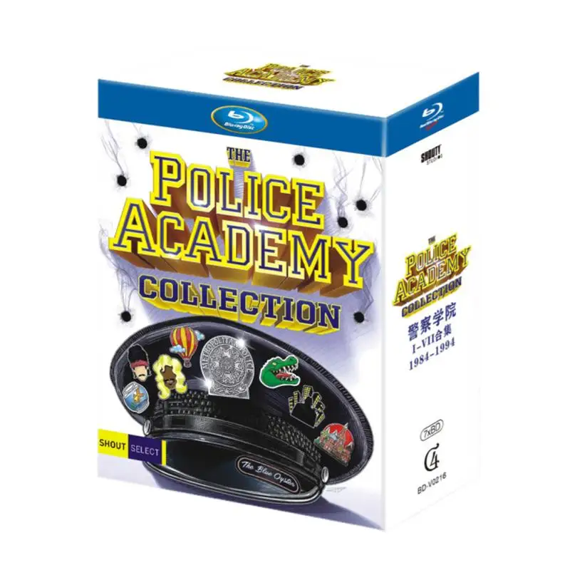 Police Academy 1-7 Collection 7 Discs Collector's Edition Blu-ray Disc
Police Academy 1-7 Collection 7 Discs Collector's Edition Blu-ray Disc