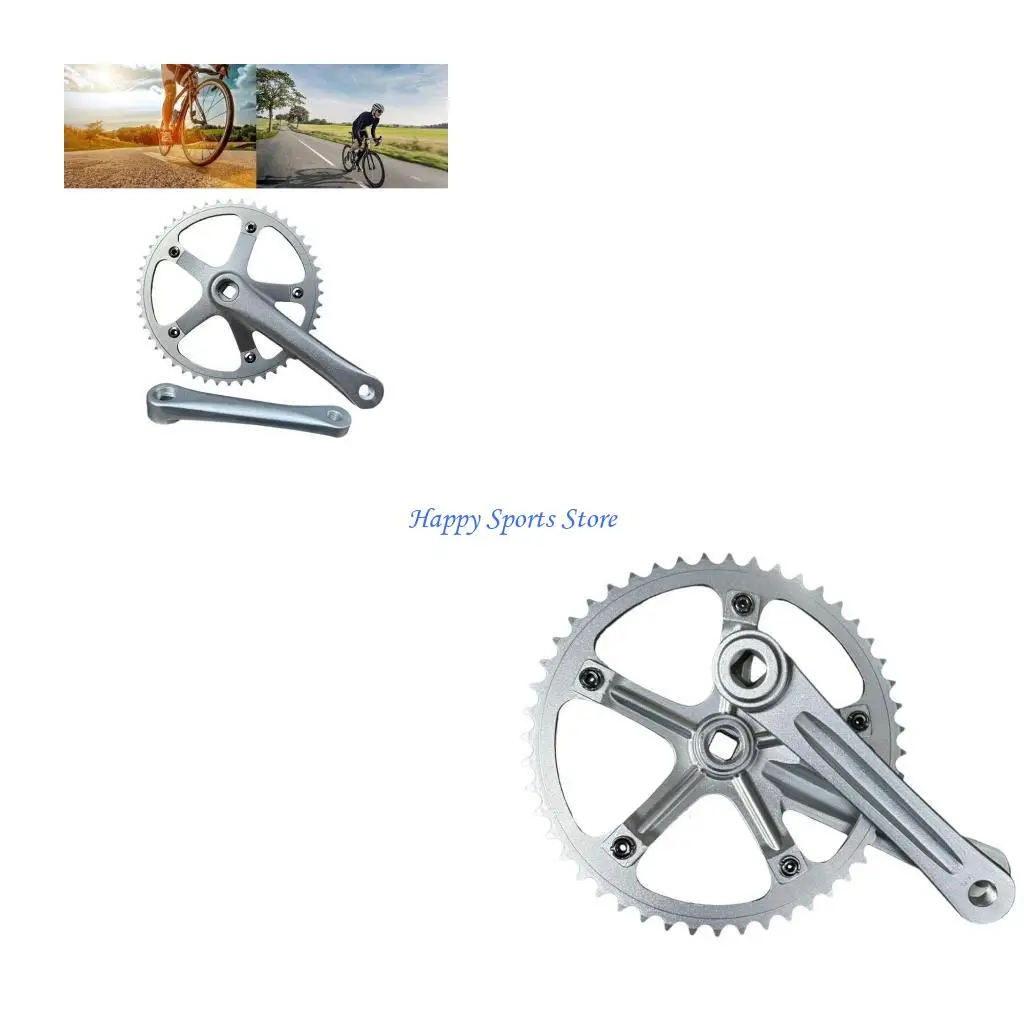 J7JF Aluminum Alloy Bicycles Crankset Set 165mm 48T Crankset for Single Speed Bike
J7JF Aluminum Alloy Bicycles Crankset Set 165mm 48T Crankset for Single Speed Bike