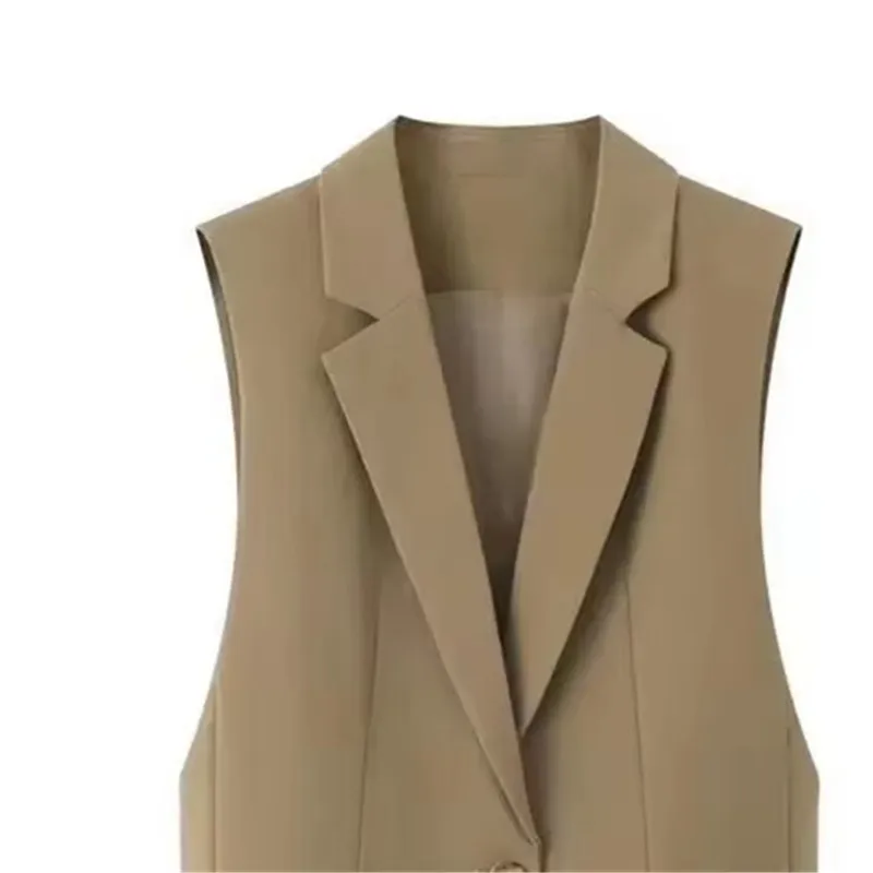 2026 Spring Autumn New Suit Collar Vest Women Korean Casual Sleeveless Jacket Slim Elegant Office Ladies Waistcoat Coat T1505
2026 Spring Autumn New Suit Collar Vest Women Korean Casual Sleeveless Jacket Slim Elegant Office Ladies Waistcoat Coat T1505