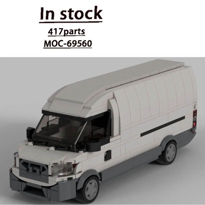 MOC-69560 New Classic Cargo Van Building Block Model, 417 Parts, Creative Boys' and Children's Birthday and Christmas Toy Gift
MOC-69560 New Classic Cargo Van Building Block Model, 417 Parts, Creative Boys' and Children's Birthday and Christmas Toy Gift