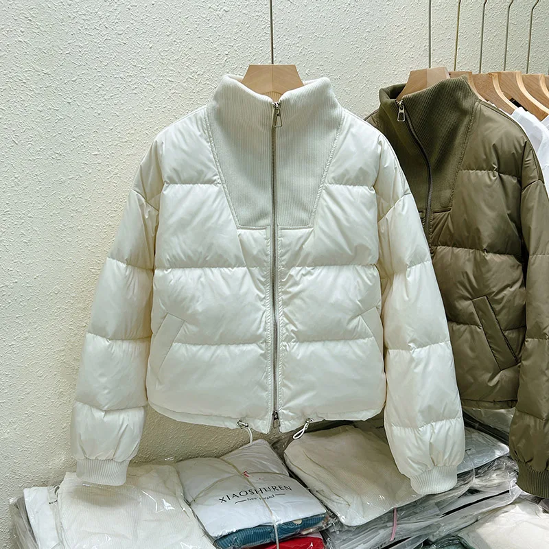 Dongda Gate ort Puffer Jaet Women's Loose Thiened Bread Coat Outerwear Sli Slimming Design Winter Commute ential
Dongda Gate ort Puffer Jaet Women's Loose Thiened Bread Coat Outerwear Sli Slimming Design Winter Commute ential