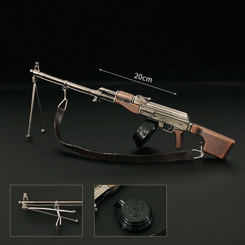 Mini Metal Toy Gun Model 20cm Action Figure Foldable Detachable RPK Alloy Desktop Decorative Game Weapons Children Gifts ZG307 
Mini Metal Toy Gun Model 20cm Action Figure Foldable Detachable RPK Alloy Desktop Decorative Game Weapons Children Gifts ZG307
