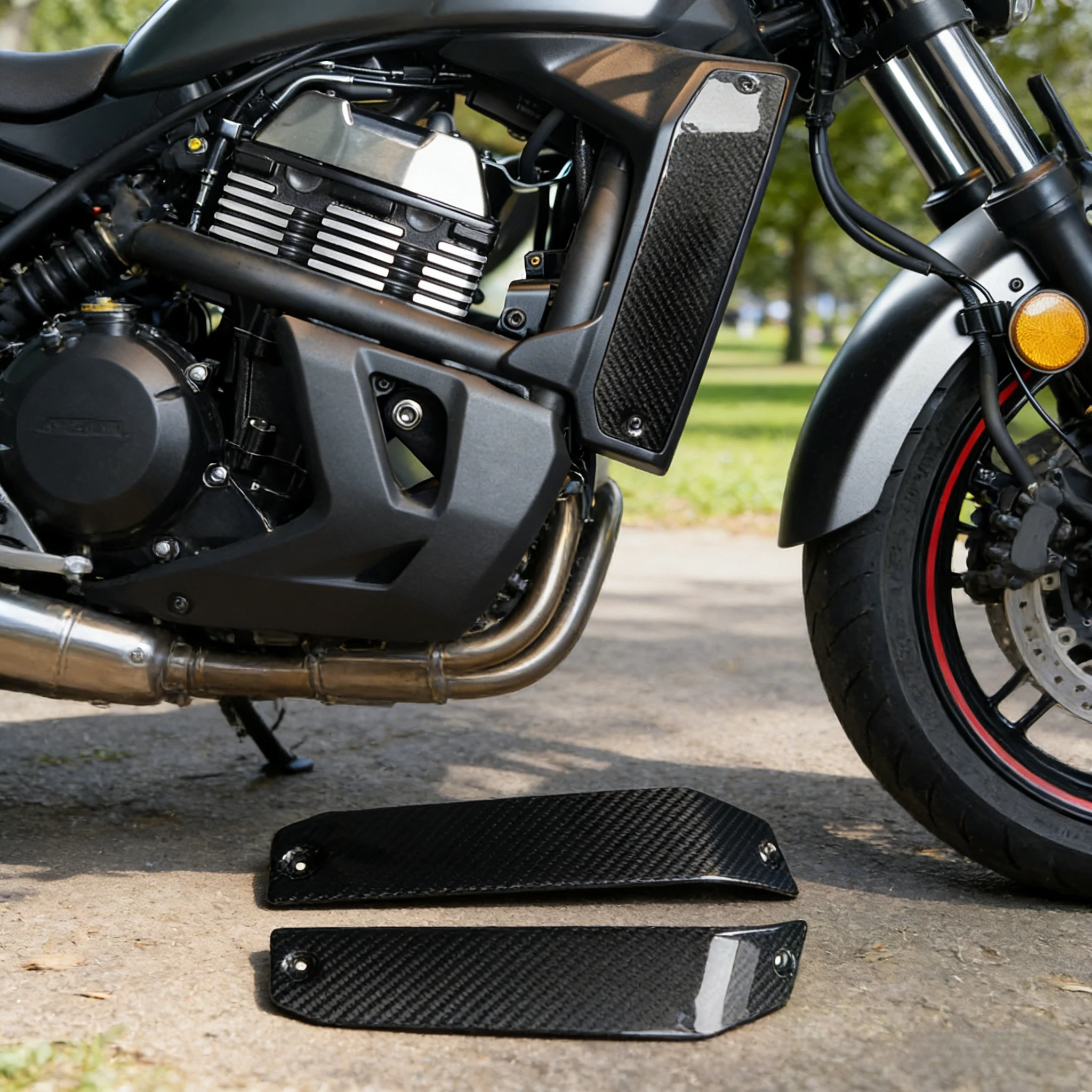 Защитная накладка на боковую часть радиатора из углеродного волокна для Kawasaki Vulcan S 650 2015-2026, аксессуары для мотоциклов
Защитная накладка на боковую часть радиатора из углеродного волокна для Kawasaki Vulcan S 650 2015-2026, аксессуары для мотоциклов