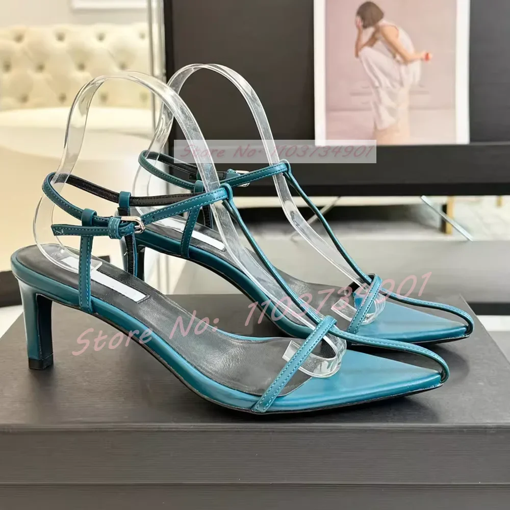 Cross Strap Crystal heel Sandals Female Elegant Ankle Strap Stiletto Mid Heels Shoes Lady Sexy Fashion Pointy Toe Flat Sandals
Cross Strap Crystal heel Sandals Female Elegant Ankle Strap Stiletto Mid Heels Shoes Lady Sexy Fashion Pointy Toe Flat Sandals