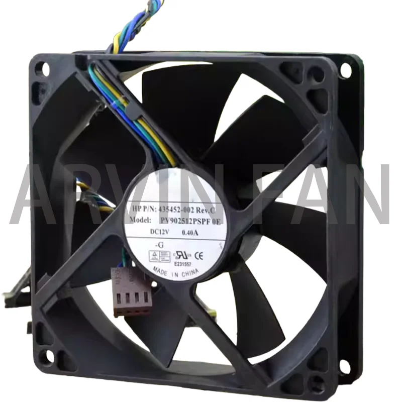 PV902512PSPF 0E 12V 0.40A 9CM 9025 4-wire Fan
PV902512PSPF 0E 12V 0.40A 9CM 9025 4-wire Fan