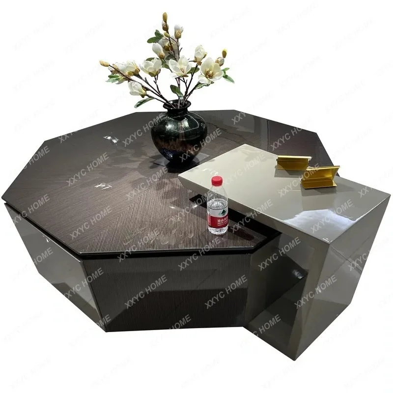 light luxury coffee table simple postmodern living room furniture suite
light luxury coffee table simple postmodern living room furniture suite
