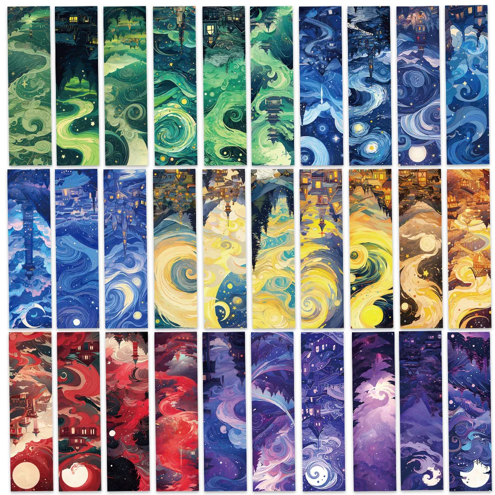 30pcs Aesthetic Colorful Fancy Dreamland Paper Bookmarks DIY Library Office Page Marking Students Readers Page Marker
30pcs Aesthetic Colorful Fancy Dreamland Paper Bookmarks DIY Library Office Page Marking Students Readers Page Marker