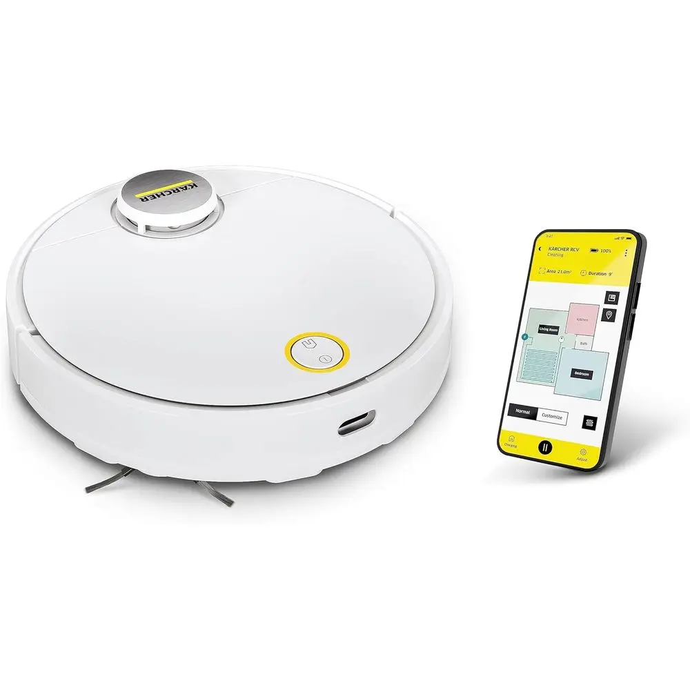 Smart Robot Vacuum with Mopping, 2500Pa Suction, App Control, Laser Mapping, Obstacle Avoidance, 120-Minute Battery for All Floo
Smart Robot Vacuum with Mopping, 2500Pa Suction, App Control, Laser Mapping, Obstacle Avoidance, 120-Minute Battery for All Floo