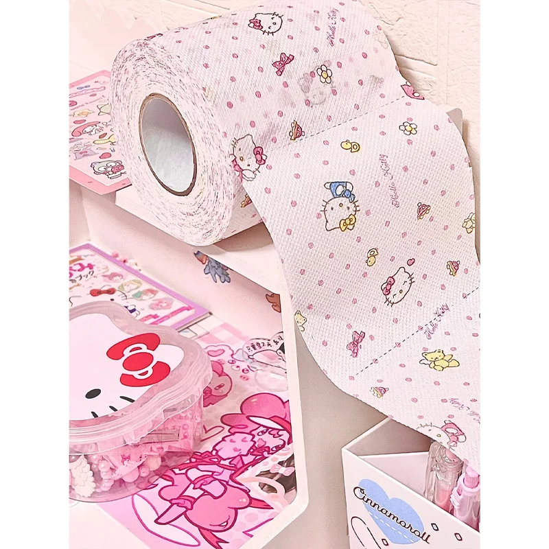 Kawaii Hellokitty Facial Tissue Kuromi Toilet Paper Sanrio Cartoon Printed Girlish Heart Colorful Household Use Home Decoration
Kawaii Hellokitty Facial Tissue Kuromi Toilet Paper Sanrio Cartoon Printed Girlish Heart Colorful Household Use Home Decoration