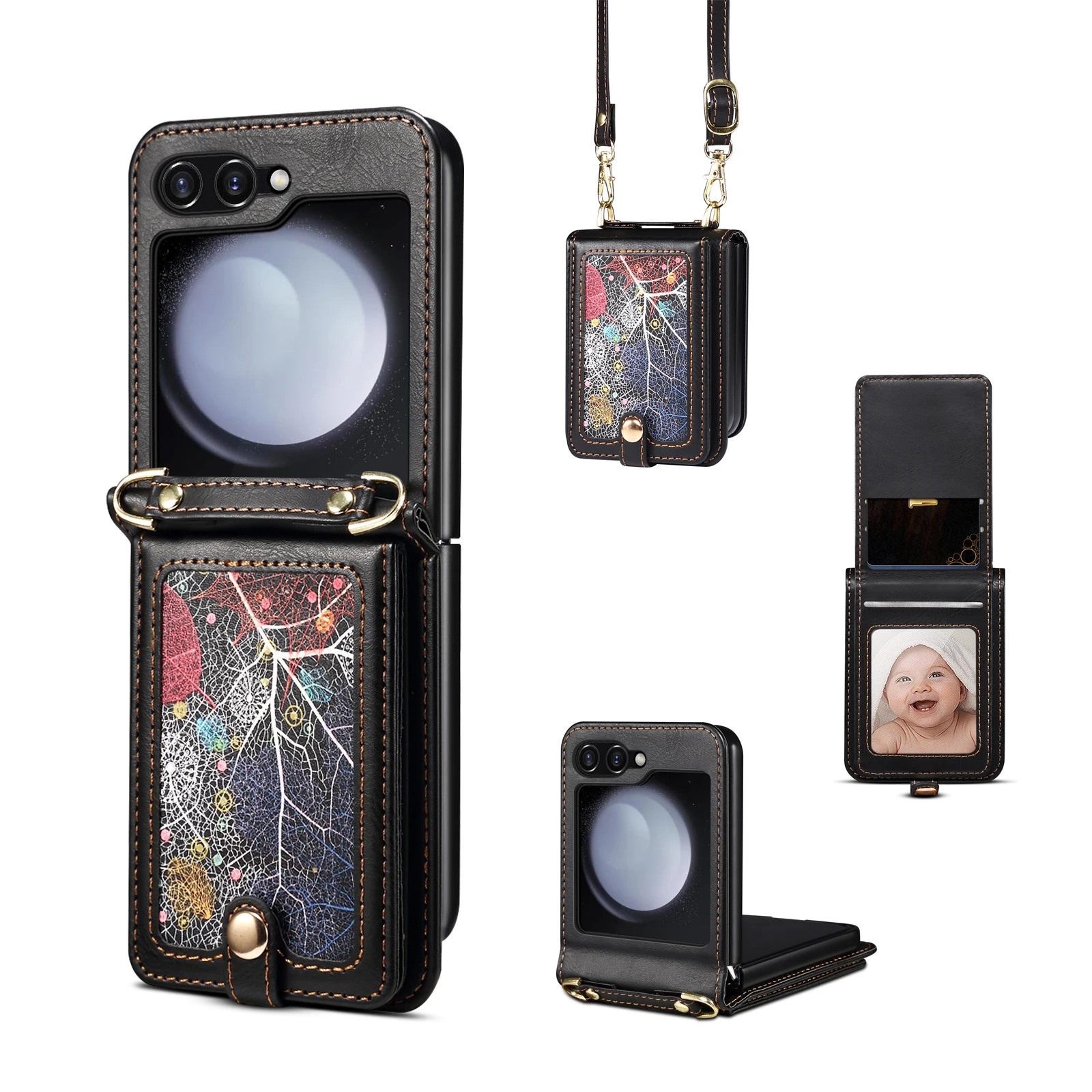 Crossbody Bag Fashion Leather Phone Case For Samsung Galaxy Z Flip 6 5 4 3 Flip5 Flip4 Flip3 5g Long Lanyard Wallet Card Cover F
Crossbody Bag Fashion Leather Phone Case For Samsung Galaxy Z Flip 6 5 4 3 Flip5 Flip4 Flip3 5g Long Lanyard Wallet Card Cover F