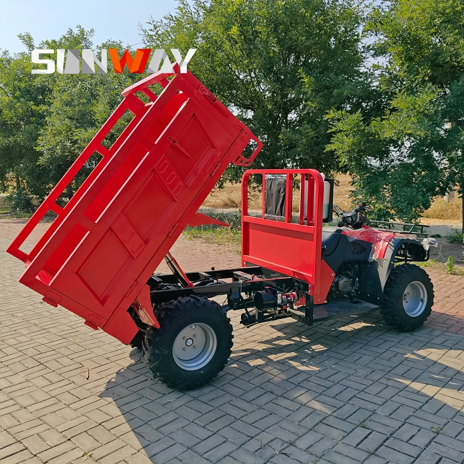 Factory Direct 300cc ATV Utility Vehicle 4x4 Off Road Farm Cargo Transport for Orchard Field Work
Factory Direct 300cc ATV Utility Vehicle 4x4 Off Road Farm Cargo Transport for Orchard Field Work