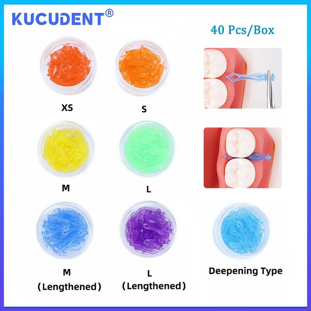 KUCUDENT 40 Pcs Disposable Dental Diamond Wedges Matrix Matrices Adaptive Interdental Diastema Wedge Dentistry Lab Material
KUCUDENT 40 Pcs Disposable Dental Diamond Wedges Matrix Matrices Adaptive Interdental Diastema Wedge Dentistry Lab Material
