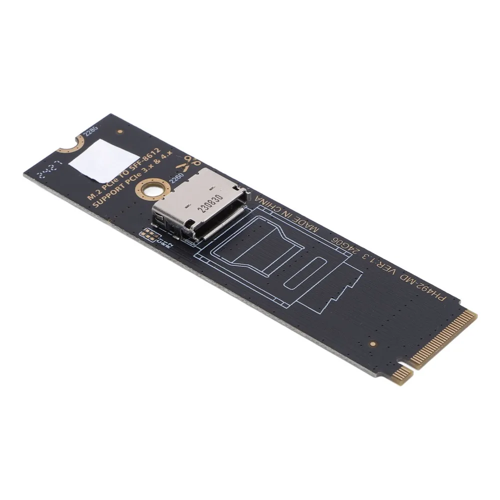 Адаптер PH492-MD M.2 на Oculink SFF 8612, портативная карта-адаптер с интерфейсом 4i, конвертер PCIe NVMe SFF-8611/SFF-8612
Адаптер PH492-MD M.2 на Oculink SFF 8612, портативная карта-адаптер с интерфейсом 4i, конвертер PCIe NVMe SFF-8611/SFF-8612