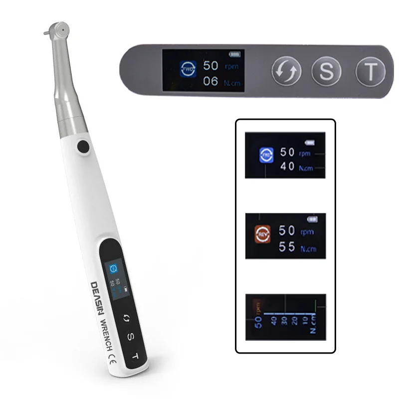 Dental Implant System Electrical Implant Wrench Motor Torque Driver Wrench for Teeth Implant
Dental Implant System Electrical Implant Wrench Motor Torque Driver Wrench for Teeth Implant