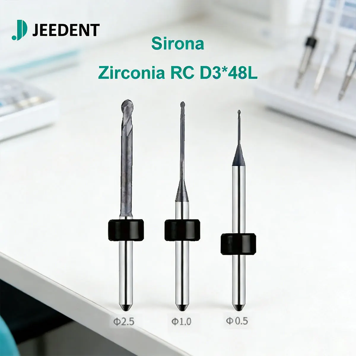 JEEDENT Dental Milling Burs Compatible with Sirona for Zirconia Emax CAD/CAM High Precision Grinding Tool
JEEDENT Dental Milling Burs Compatible with Sirona for Zirconia Emax CAD/CAM High Precision Grinding Tool