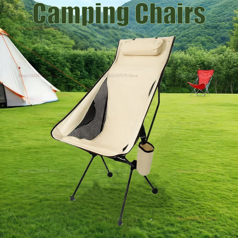 Portable Camping Chair Foldable Travel Chair with Headrest Lightweight Outdoor Moon Chair for Camping Fishing Hiking Adults Kids
Portable Camping Chair Foldable Travel Chair with Headrest Lightweight Outdoor Moon Chair for Camping Fishing Hiking Adults Kids