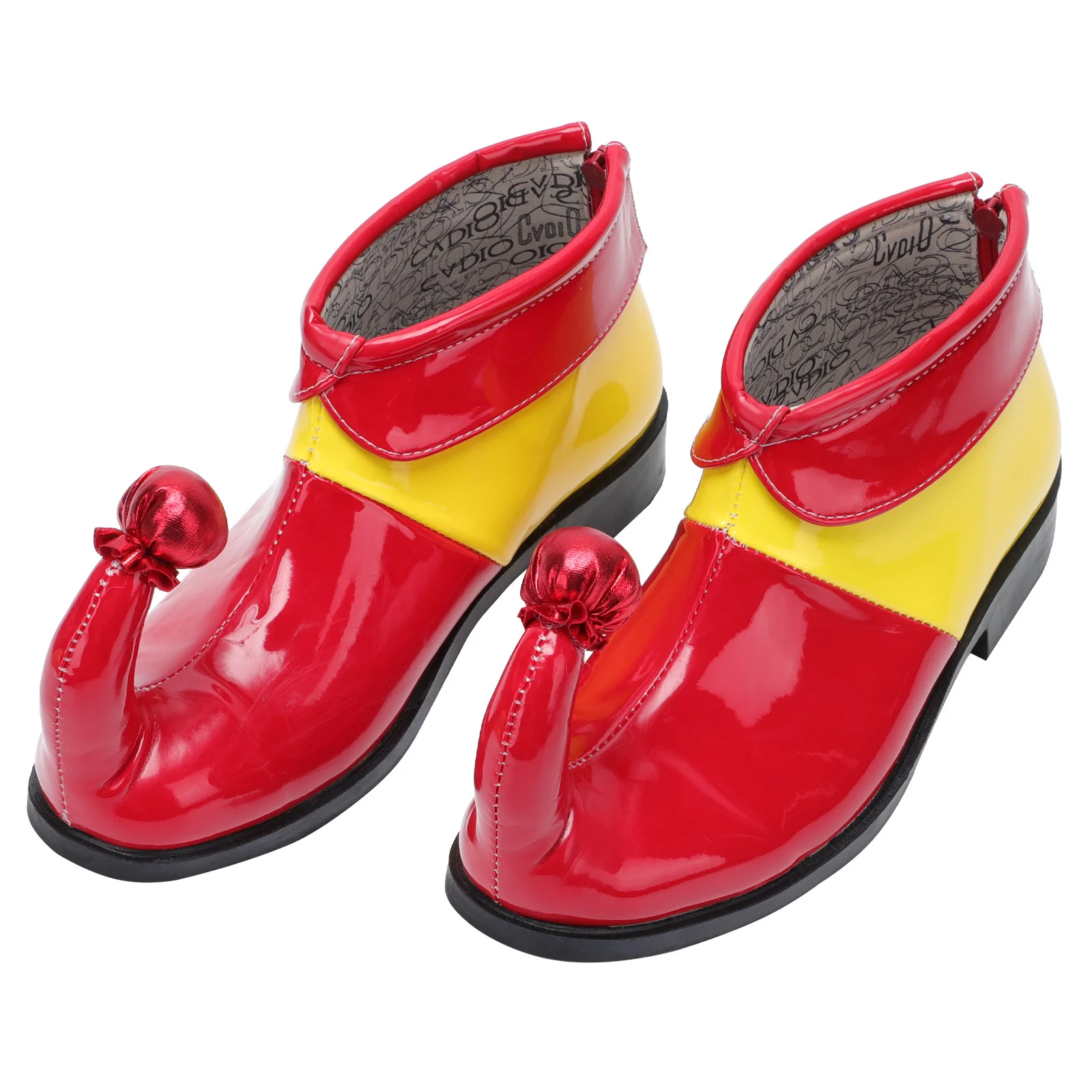 Horn PU Material Bright Color Comfortable Cosplay Accessories Halloween Slippers Clown Cosplay Shoe Accessories
Horn PU Material Bright Color Comfortable Cosplay Accessories Halloween Slippers Clown Cosplay Shoe Accessories