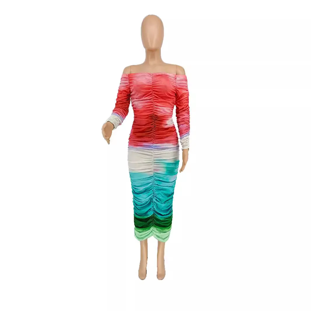 Elegant Dashiki African Dresses for Women Summer Long Sleeve Polyester Party Evening Long Maxi Bodycon Dress Africa Clothing
Elegant Dashiki African Dresses for Women Summer Long Sleeve Polyester Party Evening Long Maxi Bodycon Dress Africa Clothing