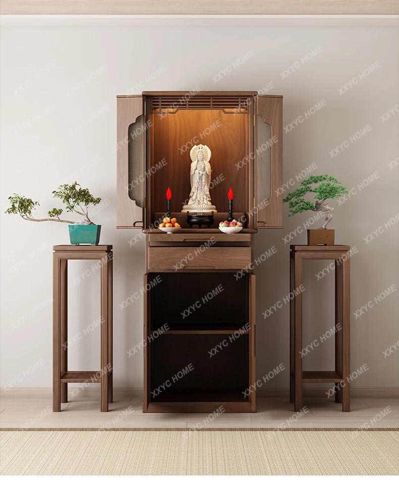 VHLight luxury Buddhist niche New Chinese vertical cabinet Buddhist hall Buddhist cabinet Living room Solid wood shrine tabl
VHLight luxury Buddhist niche New Chinese vertical cabinet Buddhist hall Buddhist cabinet Living room Solid wood shrine tabl