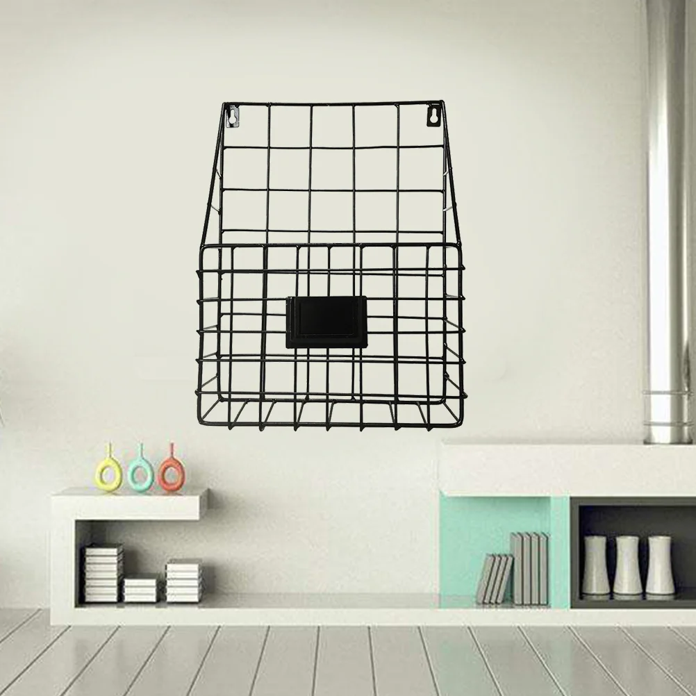 Nordic Wrought Iron Storage Basket Magazine Newspaper Storage Mount Home Decoration Office Debris Storage Basket (Blac
Nordic Wrought Iron Storage Basket Magazine Newspaper Storage Mount Home Decoration Office Debris Storage Basket (Blac
