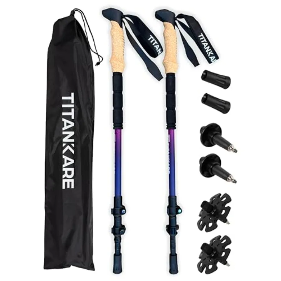 Collapsible Lightweight Trekking Poles Walking Sticks for Seniors Cork Grips Adjustable Carbon Fibre Nordic Poles for Men Women
Collapsible Lightweight Trekking Poles Walking Sticks for Seniors Cork Grips Adjustable Carbon Fibre Nordic Poles for Men Women