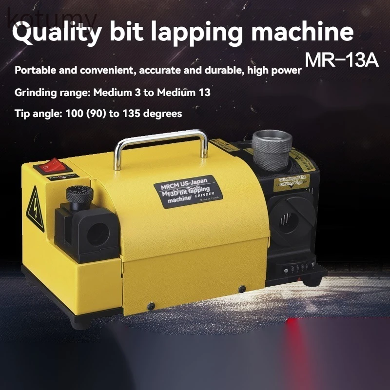 KOTUMY 220V Drill Bit Sharpener MR13A Professional HSS Twist Drill Grinding Machine for Drills
KOTUMY 220V Drill Bit Sharpener MR13A Professional HSS Twist Drill Grinding Machine for Drills