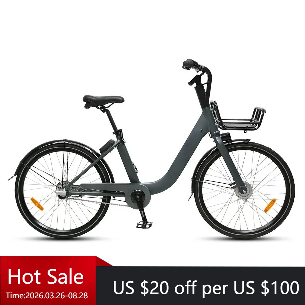 TC TXED 26 Inch Shared City Bike Alloy Frame 3 Speed Anti-theft Design Solar Tail Light for City Rental Service Shared Bike
TC TXED 26 Inch Shared City Bike Alloy Frame 3 Speed Anti-theft Design Solar Tail Light for City Rental Service Shared Bike