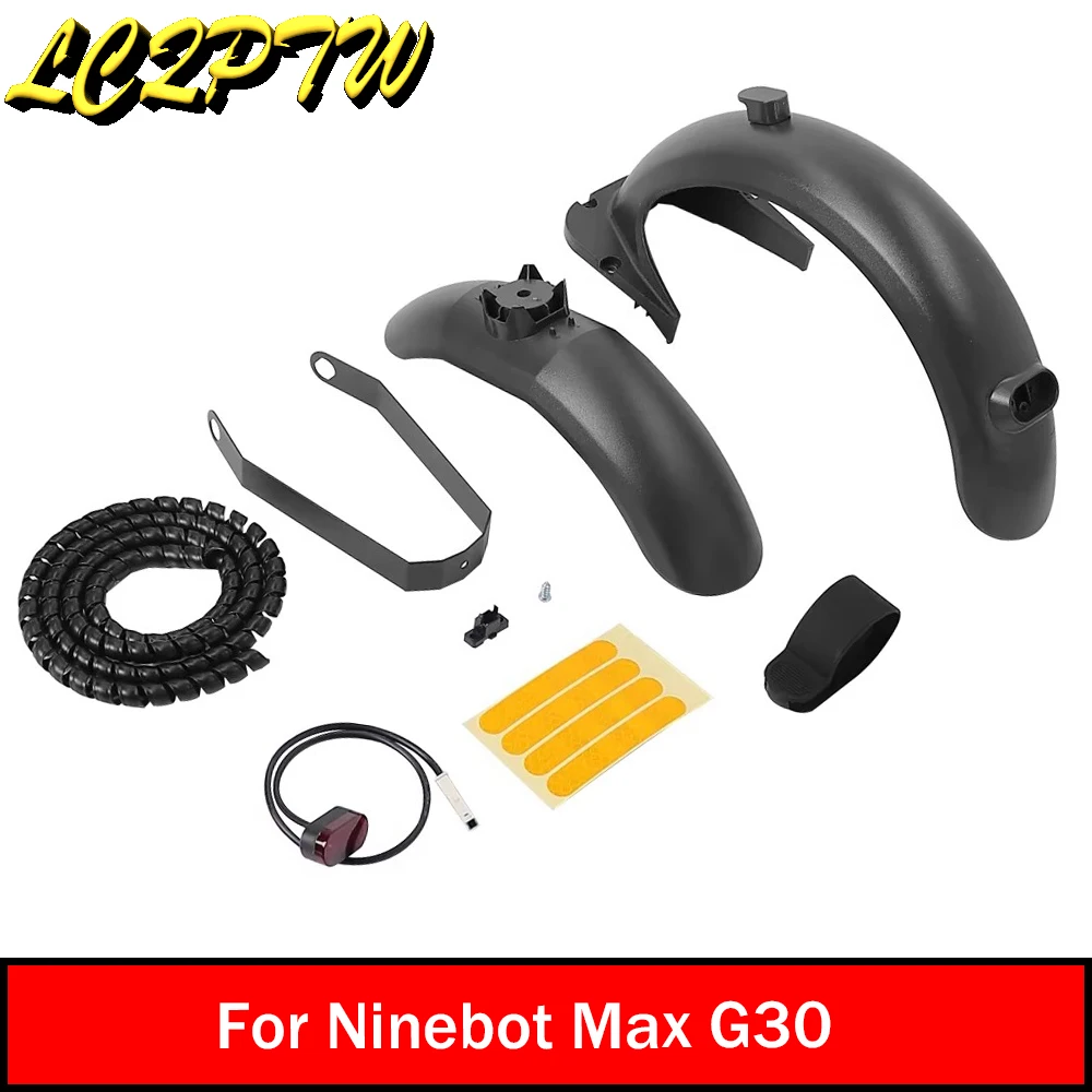 Electric Scooter Front Rear Fenders with Thumb Throttle Warning Lights For Ninebot MAX G30 Tire Protection Accessories
Electric Scooter Front Rear Fenders with Thumb Throttle Warning Lights For Ninebot MAX G30 Tire Protection Accessories