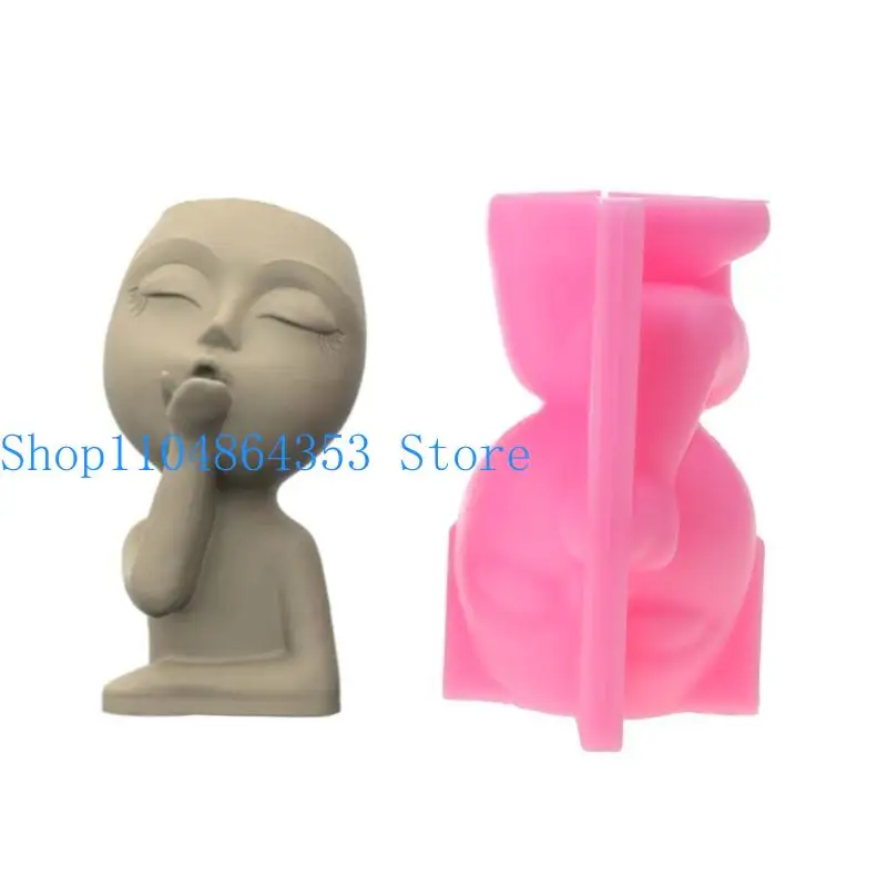 652f Girl Head Head-Silicone Pot Pot Bercemptempite Candlestick Силиконовая подсвечник
652f Girl Head Head-Silicone Pot Pot Bercemptempite Candlestick Силиконовая подсвечник