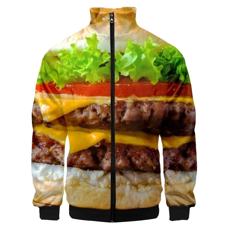 Eative Food Fries 3D Jacket Unisex Harajuku Hip Hop Beer Pizza Coat Casual Stand Collar Zipper Sweatshirt Men Jackets Apparel
Eative Food Fries 3D Jacket Unisex Harajuku Hip Hop Beer Pizza Coat Casual Stand Collar Zipper Sweatshirt Men Jackets Apparel