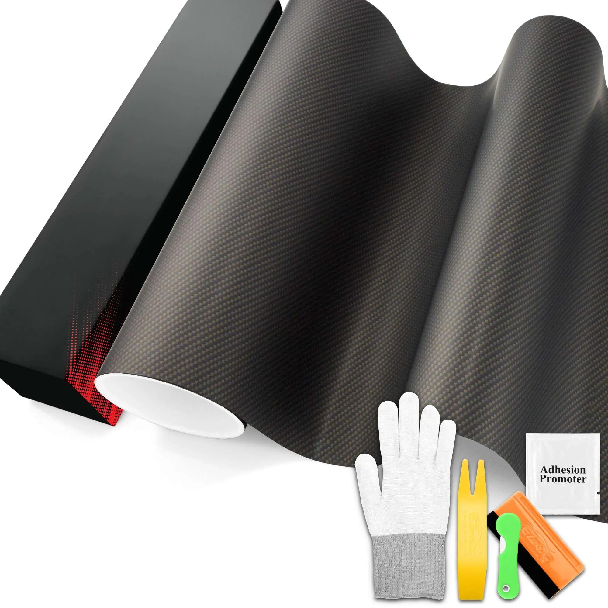 3K Carbon Fiber Matte Black Vinyl Wrap For Car With Tool Kit 1.6 Ft X 5 Ft
3K Carbon Fiber Matte Black Vinyl Wrap For Car With Tool Kit 1.6 Ft X 5 Ft