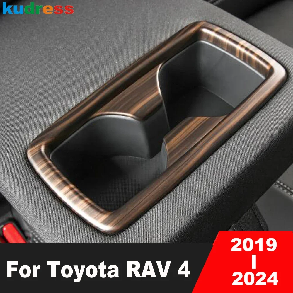 Car Rear Seat Water Cup Holder Frame Cover Trim For Toyota RAV4 RAV 4 2019-2021 2022 2023 2024 Wood Grain Interior Accessories
Car Rear Seat Water Cup Holder Frame Cover Trim For Toyota RAV4 RAV 4 2019-2021 2022 2023 2024 Wood Grain Interior Accessories