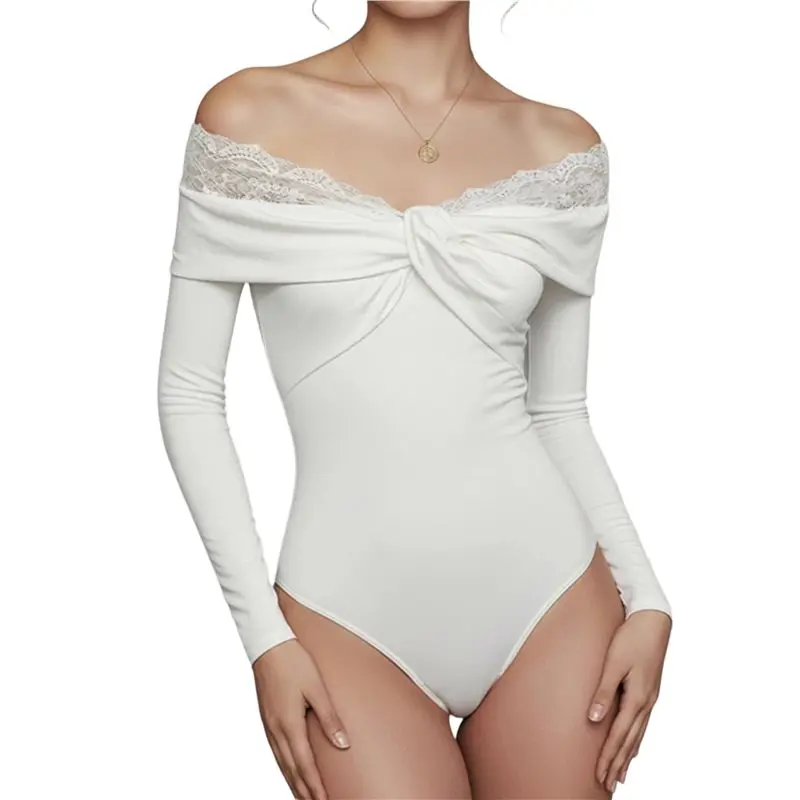 CYL-женское кружевное боди с открытыми плечами, стринги с длинными рукавами, облегающие топы, трико
CYL-женское кружевное боди с открытыми плечами, стринги с длинными рукавами, облегающие топы, трико