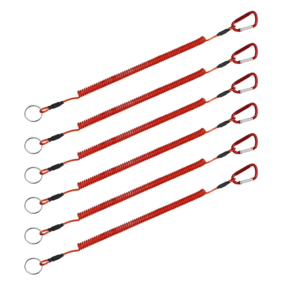 12 Pcs Retractable Elastic Ropes Lanyard Steel Key Rings Fish Control Device Fishing
12 Pcs Retractable Elastic Ropes Lanyard Steel Key Rings Fish Control Device Fishing