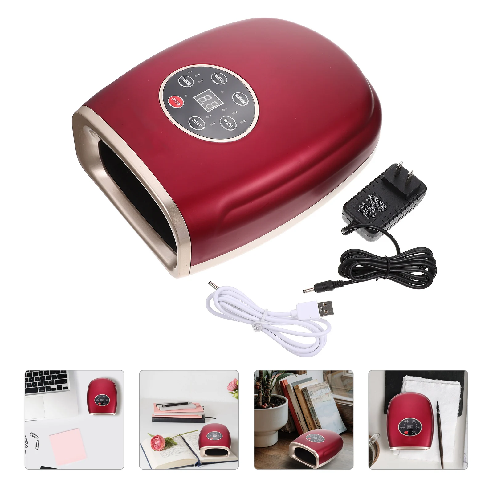 1 комплект, портативный ручной массажер, электрический компактный массажер для ладони и запястий, прочный, многорежимный, практичный, бытовой, вилка 
1 комплект, портативный ручной массажер, электрический компактный массажер для ладони и запястий, прочный, многорежимный, практичный, бытовой, вилка