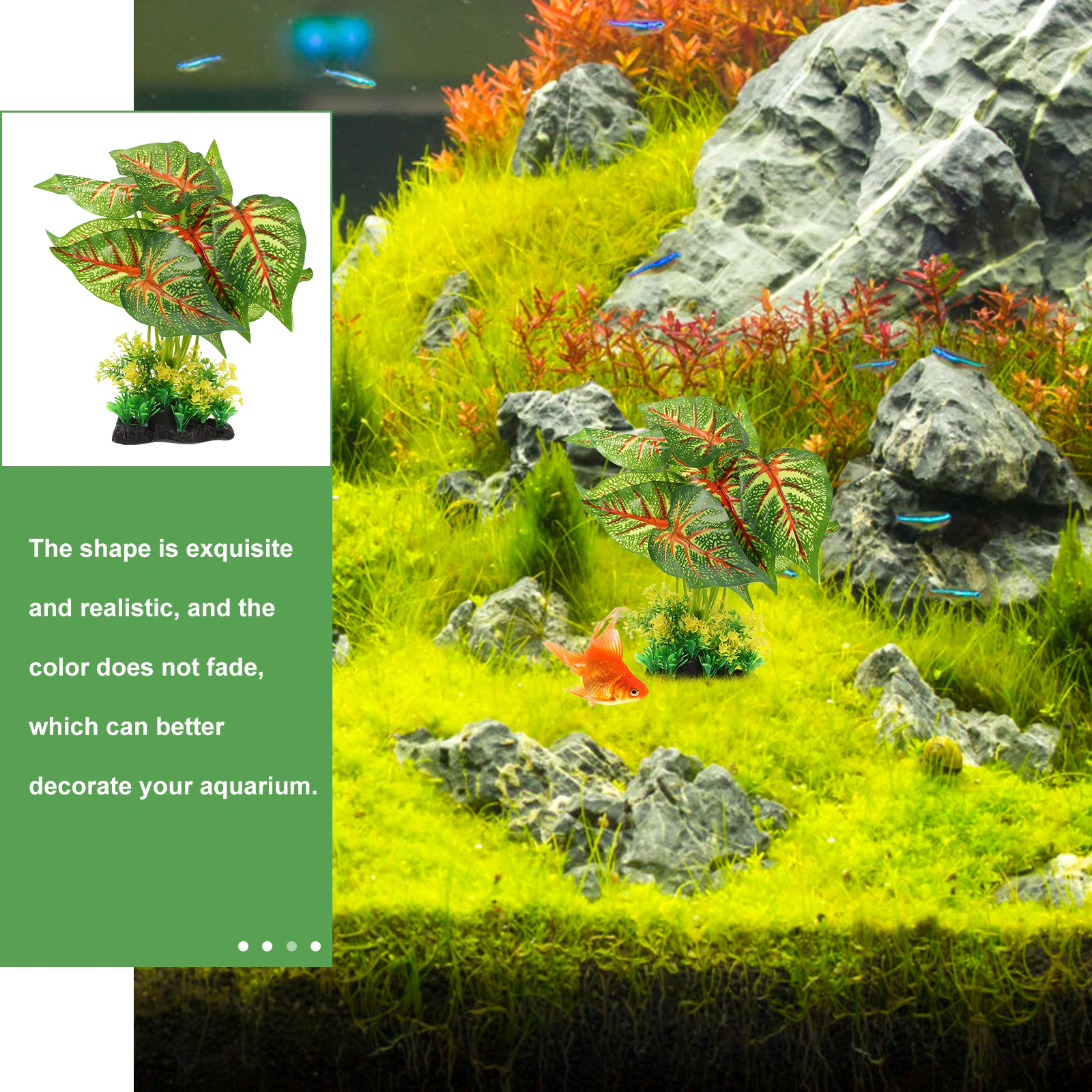 Artificial Aquarium DecorWater Grass Adornment Fish Tank Plants Durable Plastic Decorations Household Pet SuppliesAquarium Model
Artificial Aquarium DecorWater Grass Adornment Fish Tank Plants Durable Plastic Decorations Household Pet SuppliesAquarium Model