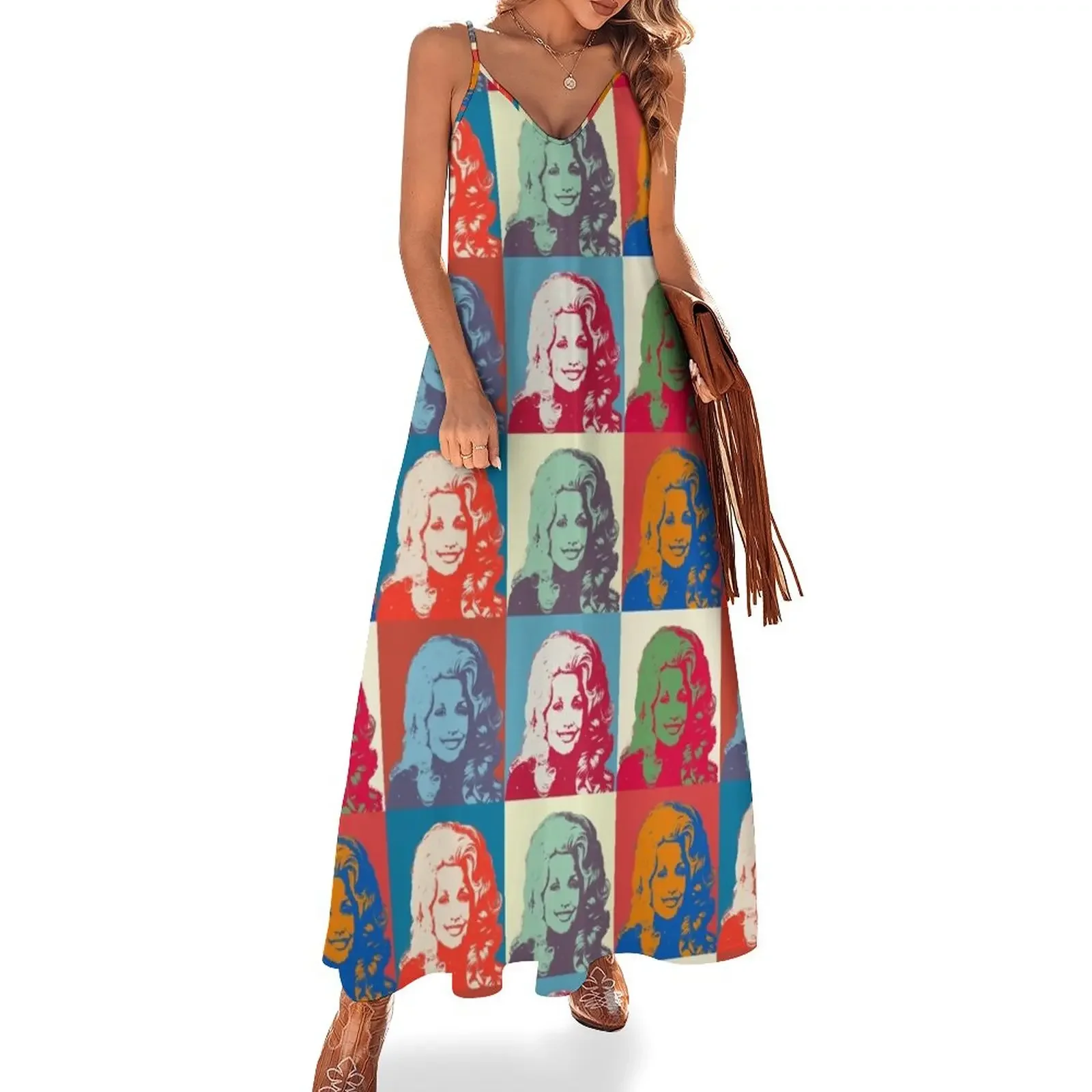 Pop Art Dolly Sleeveless Dress summer dresses for women 2025 evening dress ladies women's clothing korea stylish Clothing
Pop Art Dolly Sleeveless Dress summer dresses for women 2025 evening dress ladies women's clothing korea stylish Clothing