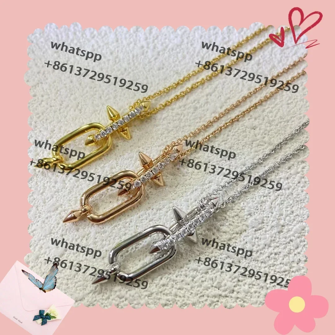 2025 New 925S Diamond studded Rivet Necklace Fashionable, Versatile, High Luxury Quality
2025 New 925S Diamond studded Rivet Necklace Fashionable, Versatile, High Luxury Quality