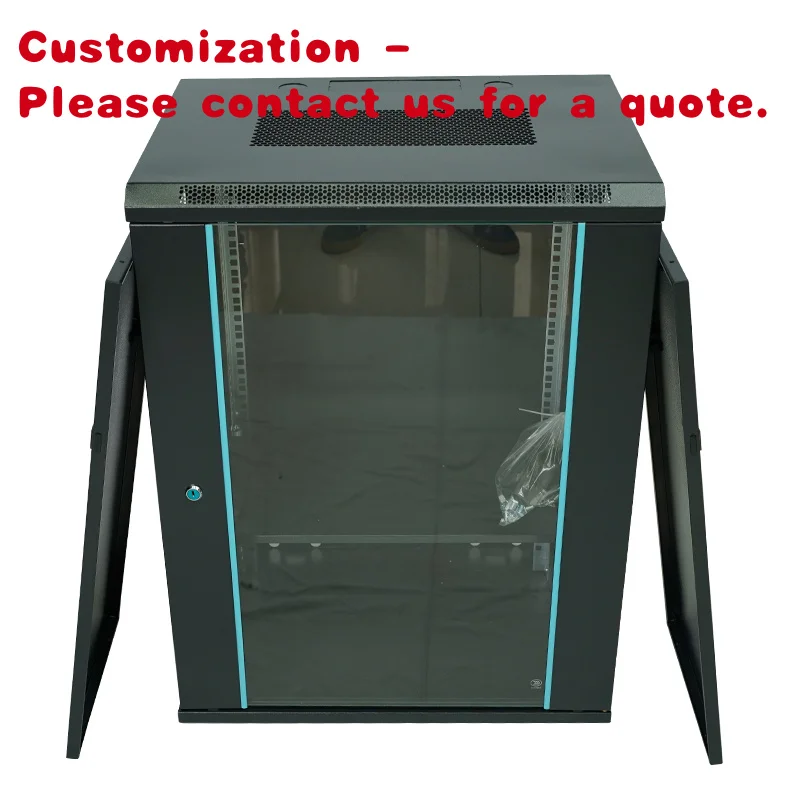 custom.15U 600W*450D 600W*600D Wall Mounted Tempered Glass Door Cabinet Indoor Wall Mount Server Rack
custom.15U 600W*450D 600W*600D Wall Mounted Tempered Glass Door Cabinet Indoor Wall Mount Server Rack
